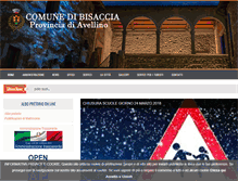 Tablet Screenshot of comune.bisaccia.av.it